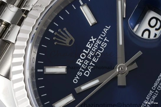 MiroTime 0512 BestValue DateJust 36 SS 116234 VSF 1:1 Best Edition 904L Steel Blue Stick Dial on Jubilee Bracelet VS 2091